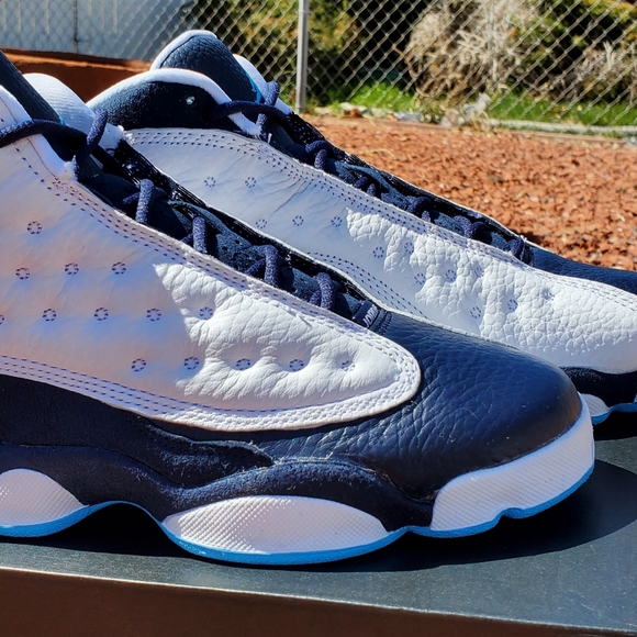 NIKE AIR JORDAN 13 RETRO GS 'OBSIDIAN' SIZE: 5Y(6.5 WMNS) - Picture 11 of 17